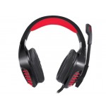 Наушники гарнитура накладные REAL-EL GDX-7650 Black/Red
