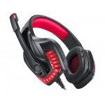 Наушники гарнитура накладные REAL-EL GDX-7650 Black/Red