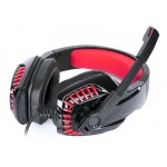 Наушники гарнитура накладные REAL-EL GDX-7650 Black/Red
