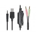 Наушники гарнитура накладные REAL-EL GDX-7620 Black