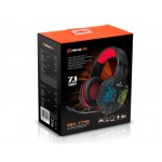 Наушники гарнитура накладные REAL-EL GDX-7750 Black/Red
