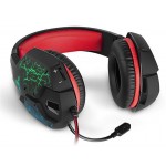 Наушники гарнитура накладные REAL-EL GDX-7750 Black/Red