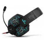 Наушники гарнитура накладные REAL-EL GDX-7750 Black/Red