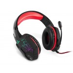Наушники гарнитура накладные REAL-EL GDX-7750 Black/Red