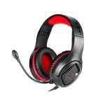 Наушники гарнитура накладные REAL-EL GDX-7590 Black/Red