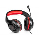 Наушники гарнитура накладные REAL-EL GDX-7590 Black/Red