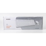Комплект клавиатура + мышь A4Tech F1010 White USB