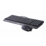 Комплект клавиатура + мышь A4Tech F1512 Black USB