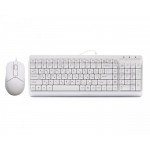 Комплект клавиатура + мышь A4Tech F1512 White USB