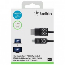 Кабель miniDisplayPort-HDMI Belkin (M/M) 1.8m Black (F2CD080bt06)