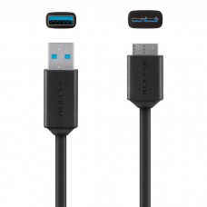 Кабель USB-microUSB-B (5Gbps) Belkin 0.9m Black (F3U166bt03-BLK)