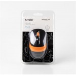 Мышь Wireless A4Tech FG10 Black/Orange USB