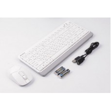 Комплект клавиатура + мышь Wireless A4Tech FG1112 White USB