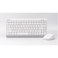 Комплект клавиатура + мышь Wireless A4Tech FG1112S White USB