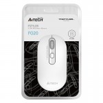 Мышь Wireless A4Tech FG20 White USB