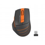 Мышь Wireless A4Tech FG30S Orange/Black USB