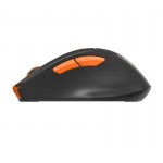 Мышь Wireless A4Tech FG30S Orange/Black USB