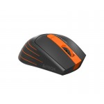 Мышь Wireless A4Tech FG30S Orange/Black USB