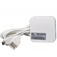 USB HUB Frime USB-USB 4USB 2.0 White (FH-20021)