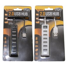 USB HUB Frime 7USB 2.0 USB-USB White (FH-20041)