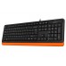 Клавиатура A4Tech FK10 Black/Orange USB