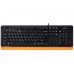 Клавиатура A4Tech FK10 Black/Orange USB