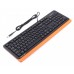 Клавиатура A4Tech Fstyler FKS10 Orange USB