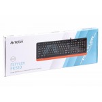 Клавиатура A4Tech Fstyler FKS10 Orange USB