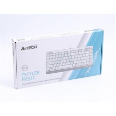 Клавиатура A4Tech Fstyler FKS11 White USB