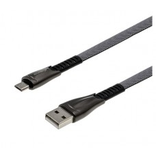 Кабель USB-microUSB Grand-X 2A 1m Black (FM09)