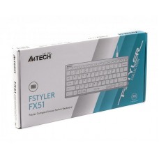 Клавиатура A4Tech Fstyler FX-51 White