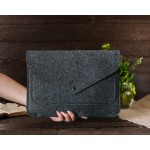 Чехол для ноутбука Felt Gmakin для Macbook Pro 14 Dark/Grey на кнопке (GM62-14)