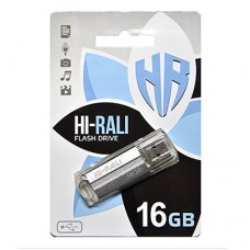 Флешка USB 2.0 16GB Hi-Rali Corsair Series Silver (HI-16GBCORSL)