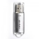 Флешка USB 2GB Hi-Rali Rocket Series Silver (HI-2GBRKTSL)