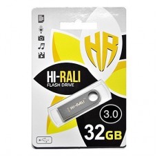 Флешка USB 3.0 32GB Hi-Rali Shuttle Series Silver (HI-32GB3SHSL)