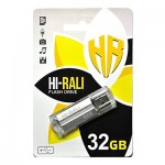 Флешка USB 2.0 32GB Hi-Rali Corsair Series Silver (HI-32GBCORSL)