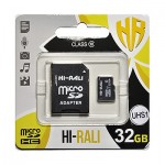Карта памяти MicroSDHC 32GB UHS-I Class 10 Hi-Rali + Adapter SD (HI-32GBSD10U1-01) Карта памяти MicroSDHC 32GB UHS-I Class 10 Hi-Rali + Adapter SD (HI-32GBSD10U1-01)