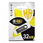 Флешка USB 2.0 32GB Hi-Rali Shuttle Series Black (HI-32GBSHBK)