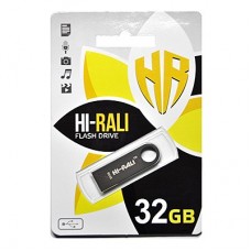 Флешка USB 2.0 32GB Hi-Rali Shuttle Series Black (HI-32GBSHBK)