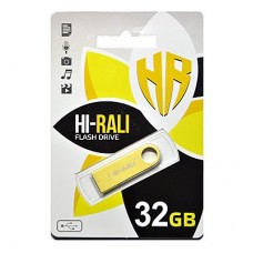 Флешка USB 2.0 32GB Hi-Rali Shuttle Series Gold (HI-32GBSHGD)