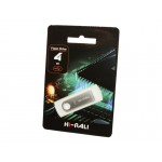 Флешка USB 2.0 4GB Hi-Rali Shuttle Series Silver (HI-4GBSHSL)
