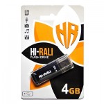 Флешка USB 2.0 4GB Hi-Rali Stark Series Black (HI-4GBSTBK)