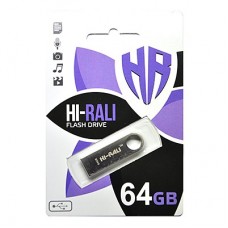 Флешка USB 2.0 64GB Hi-Rali Shuttle Series Black (HI-64GBSHBK)