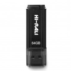Флешка USB 2.0 64GB Hi-Rali Stark Series Black (HI-64GBSTBK)