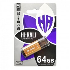 Флешка USB 2.0 64GB Hi-Rali Stark Series Gold (HI-64GBSTGD)