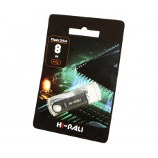 Флешка USB 2.0 8GB Hi-Rali Shuttle Series Silver (HI-8GBSHSL)