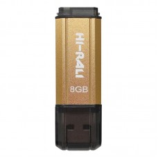 Флешка USB 2.0 8GB Hi-Rali Stark Series Gold (HI-8GBSTGD)