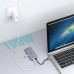 USB HUB Choetech HUB-M15 9в1 3USB 1Type-C Type-C-HDMI-RJ45-VGA-USB-PD Multiport Adapter Grey