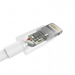 Кабель USB-Lightning Choetech 2.4A 1.8m White (IP0027-WH)