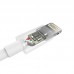 Кабель USB-Lightning Choetech 2.4A 1.8m White (IP0027-WH)